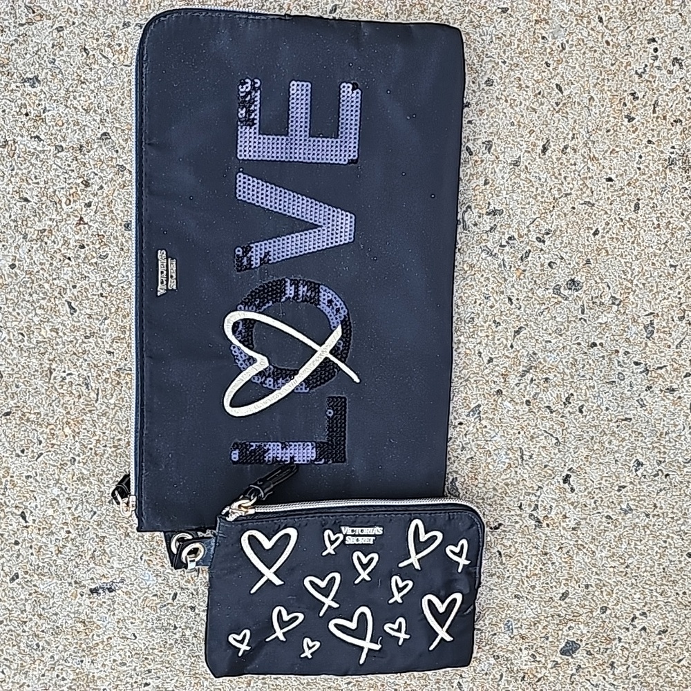 Victoria's Secret Zippered Pouch Duo
